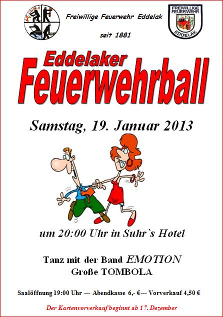Eddelaker Feuerwehrball